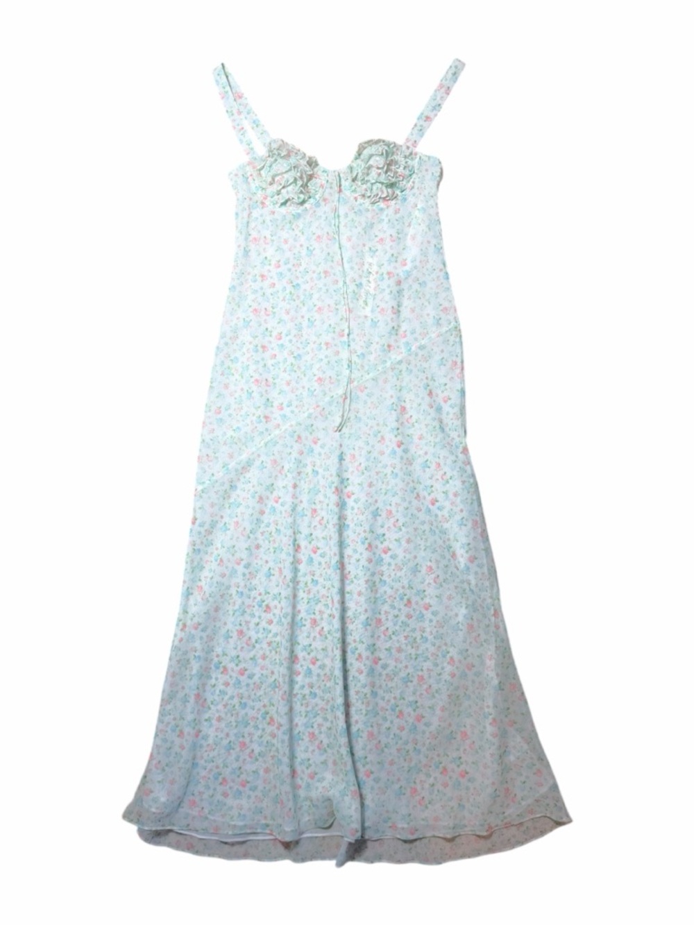For Love & Lemons Pastel Floral Summer Breeze Maxi Dress Womans M - Picture 2 of 8